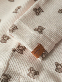 LIL ATELIER Leggings Gavo Elf Turtledove Teddy Bear